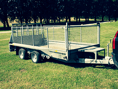 Stor trailer til leje, trailer udlejning, I For Williams GX126, GX84